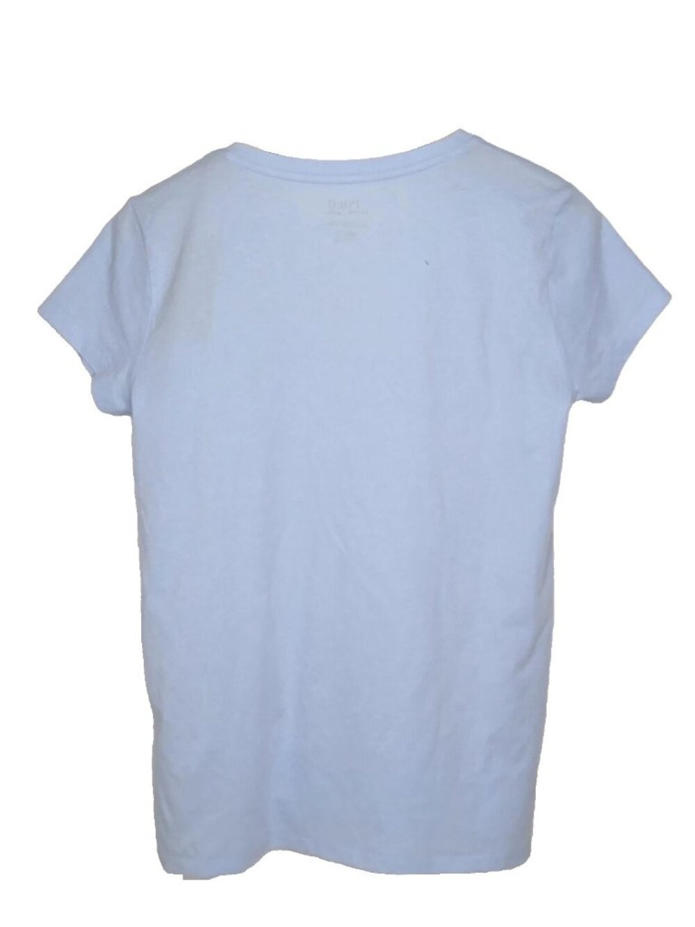 Polo Ralph Lauren Womens XS Light Blue V Neck T Shirt Classic Fit Cotton Tee - Picture 5 of 6